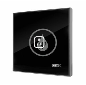 SANELA Příslušenství Dotykové tlačítko pro ovládání sprchy, černá/bílá SLS 30E
