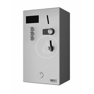 SANELA Nerezové příslušenství Nástěnný mincovní automat pro 4-12 sprch, interaktivní ovládání SLZA 02N
