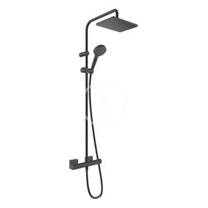 HANSGROHE Vernis Shape Sprchový set Showerpipe 230 s termostatem, EcoSmart, matná černá 26097670