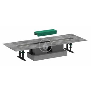 HANSGROHE uBox universal Set pro standardní instalaci lineárního sprchového žlabu 700 mm, nerez 56023180