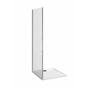Nion Pevná sprchová stěna, 800x1950 mm, Jika Perla Glass, stříbrná/transparentní sklo H2972N10026681