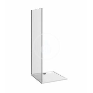 Nion Pevná sprchová stěna, 1000x1950 mm, Jika Perla Glass, stříbrná/sklo arctic H2972N30026661