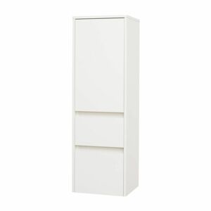 MEREO Opto koupelnová skříňka vysoká 125 cm, pravé otevírání, bílá CN914P