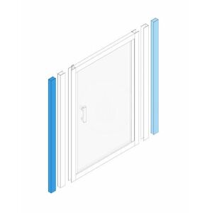 JIKA Nion Rozšiřovací profil pro sprchové kouty a sprchové dveře H2912N80000151