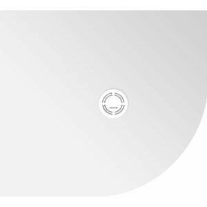 POLYSAN FLEXIA vanička z litého mramoru čtvrtkruh, s možností úpravy rozměru, 100x90x2,5cm, R550, levá 91321