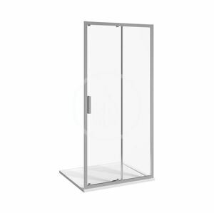Nion Sprchové dveře dvoudílné L/P, 1200 mm, Jika perla Glass, stříbrná/transparentní sklo H2422N40026681