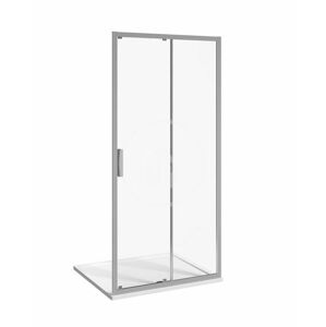 Nion Sprchové dveře dvoudílné L/P, 1400 mm, Jika perla Glass, stříbrná/transparentní sklo H2422N80026681