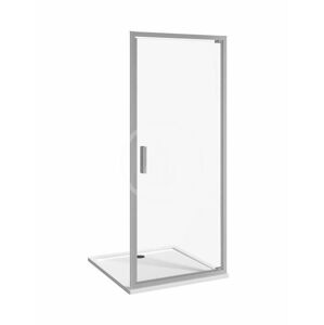 Nion Sprchové dveře pivotové jednokřídlé L/P, 800 mm, Jika perla Glass, stříbrná/transparentní sklo H2542N10026681