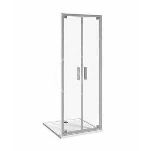 Nion Sprchové dveře pivotové dvoukřídlé L/P, 900 mm, Jika perla Glass, stříbrná/transparentní sklo H2562N20006681
