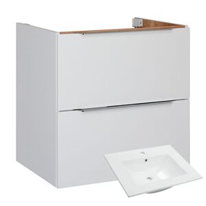Koupelnová skříňka s keramickým umyvadlem Amanda W 60 bílá | A-Interiéry amanda_60_W