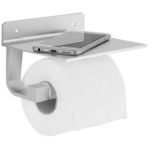 REA Držák toaletního papíru s poličkou stříbrný 390175A HOM-00551