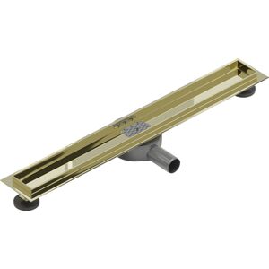 MEXEN Flat 360 Slim podlahový žlab otočný 50 cm, zlatý 1540050