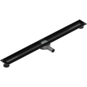 MEXEN Flat 360 Slim podlahový žlab otočný 80 cm, černý 1740080
