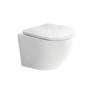 MEREO WC závěsné kapotované, RIMLESS, 490x370x360, keramické, vč. sedátka CSS115SN VSD82S2