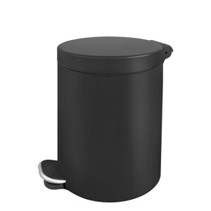 HOPA Pedálový odpadkový koš 3l, kov , černá barva KD02031785