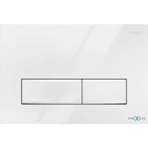 MEXEN Fenix 09 splachovací tlačítko bílá lesklá /kompatibilní s Geberit Sigma UP300 a UP320/ 600900