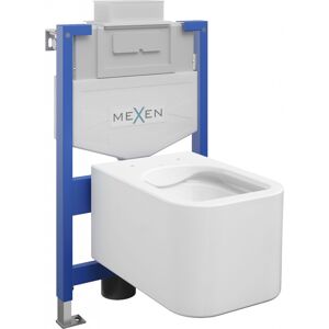 MEXEN/S WC předstěnová instalační sada Fenix XS-U s mísou WC Elis,  bílá 6853391XX00