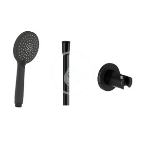 JIKA Mio Style Set sprchové hlavice, držáku a hadice, matná černá H3652F07163611