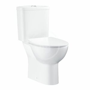 GROHE Bau Ceramic WC kombi set s nádržkou a sedátkem Softclose, Rimless, DualFlush, alpská bílá 39942000