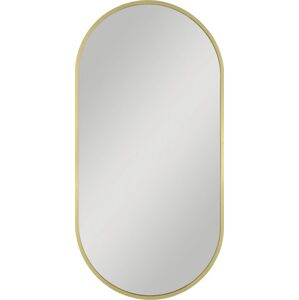 HOPA Zrcadlo bez osvětlení BRANDIS GOLD Rozměr A 50 cm, Rozměr C 100 cm OLNZBRA5010G