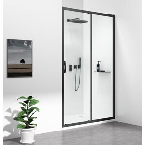 GELCO SIGMA SIMPLY BLACK sprchové dveře posuvné 1000 mm, čiré sklo GS1110B
