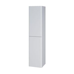 MEREO Siena, koupelnová skříňka 155 cm vysoká, L/P, bíla lesk CN414LP