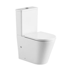 MEREO WC kombi vario odpad, kapotované, Smart Flush RIMLESS, 605x380x825mm, keramické, vč. sedátka VSD91T2