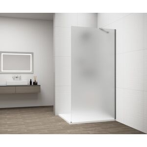 POLYSAN ESCA CHROME jednodílná sprchová zástěna k instalaci ke stěně, matné sklo, 1000 mm ES1110-01