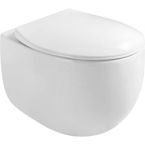 MEXEN Egg Závěsná WC mísa včetně sedátka s slow-slim, Duroplastu, bílá 30245000