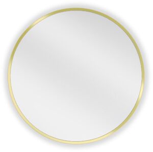 MEXEN Loft zrcadlo 35 cm, zlatý rám 9850-035-035-000-50