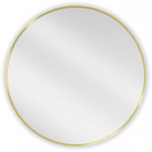 MEXEN Loft zrcadlo 70 cm, zlatý rám 9850-070-070-000-50