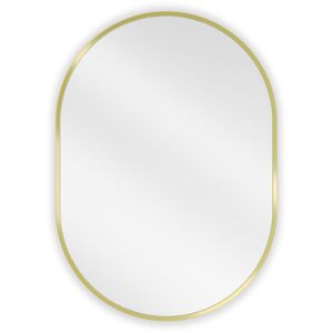 MEXEN Loft zrcadlo 70 x 50 cm, zlatý rám 9851-070-050-000-50