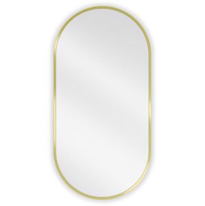 MEXEN Loft zrcadlo 80 x 40 cm, zlatý rám 9851-080-040-000-50