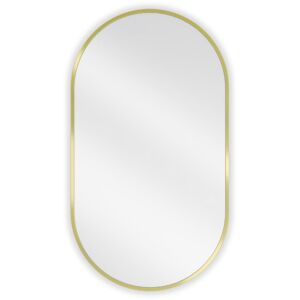 MEXEN Loft zrcadlo 80 x 45 cm, zlatý rám 9851-080-045-000-50