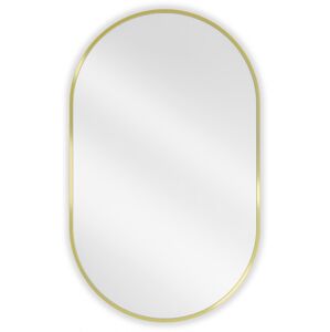 MEXEN Loft zrcadlo 90 x 55 cm, zlatý rám 9851-090-055-000-50