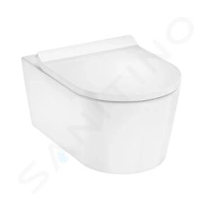 HANSGROHE EluPura S Závěsné WC se sedátkem SoftClose, AquaHelix, SmartClean, bílá 61115450