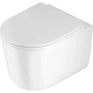 LaVilla WC mísa závěsná JASMIN Rimless Whirl set včetně sedátka SLIM softclose CDJD6ZPW