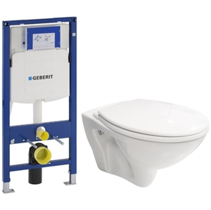 AKCE/SET/GEBERIT SET Duofix pro závěsné WC 111.300.00.5 bez ovládací desky + WC CERSANIT MITO + SEDÁTKO 111.300.00.5 MI1