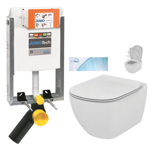 JOMO modul pro zazdění bez sedátka + WC Ideal Standard Tesi se sedátkem SoftClose, AquaBlade 164-14600479-00 TE1