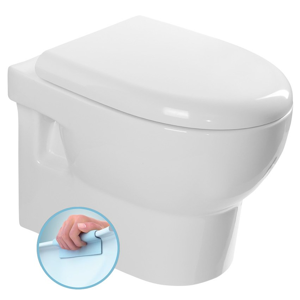 ISVEA ABSOLUTE závěsná WC mísa, Rimless, 35x50cm, bílá 10AB02002