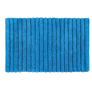AQUALINE BOMBAY koupelnová předložka, 50x80 cm, 100% bavlna, protiskluz, modrá BO508011