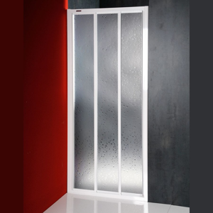 AQUALINE DTR sprchové dveře posuvné 800mm, bílý profil, polystyren výplň DTR-C-80
