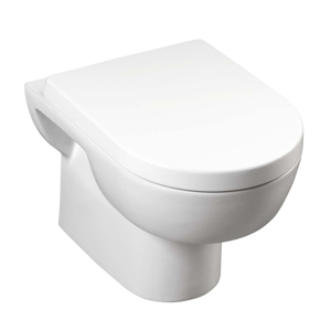 AQUALINE MODIS závěsná WC mísa, 36x52 cm, bílá MD001