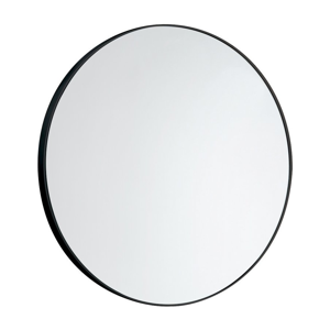 AQUALINE Zrcadlo kulaté průměr 60cm, plast ABS, černá matná 6000