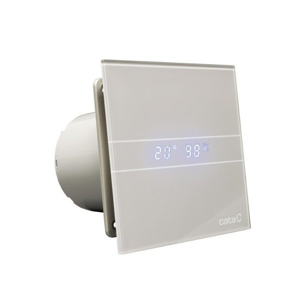 CATA E-100 GSTH koupelnový ventilátor axiální s automatem,4W/8W,potrubí 100mm,stříbr 00900600
