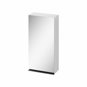 CERSANIT Zrcadlová skříňka VIRGO 40 bílá s černými úchyty S522-009