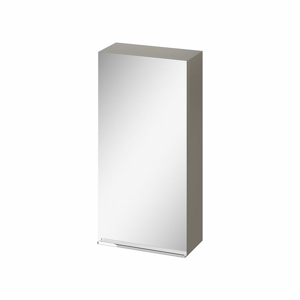 CERSANIT Zrcadlová skříňka VIRGO 40 šedý dub s chromovými úchyty S522-011
