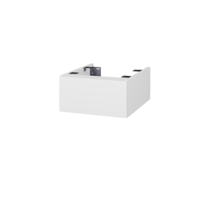 Dřevojas Doplňková skříňka pod desku DSD SZZ 40. bez výřezu (výška 20 cm) N01 Bílá lesk / N06 Lava 222550