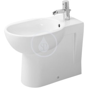 DURAVIT Bathroom_Foster Stojící bidet s přepadem, 360 mm x 570 mm, bílý bidet, s WonderGliss 01341000001