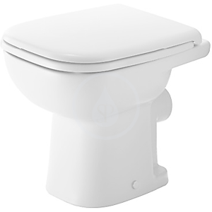 DURAVIT D-Code Stojící WC, bílá 21080900002